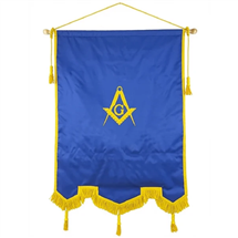 Masonic Banner with Emblem 24"x36"